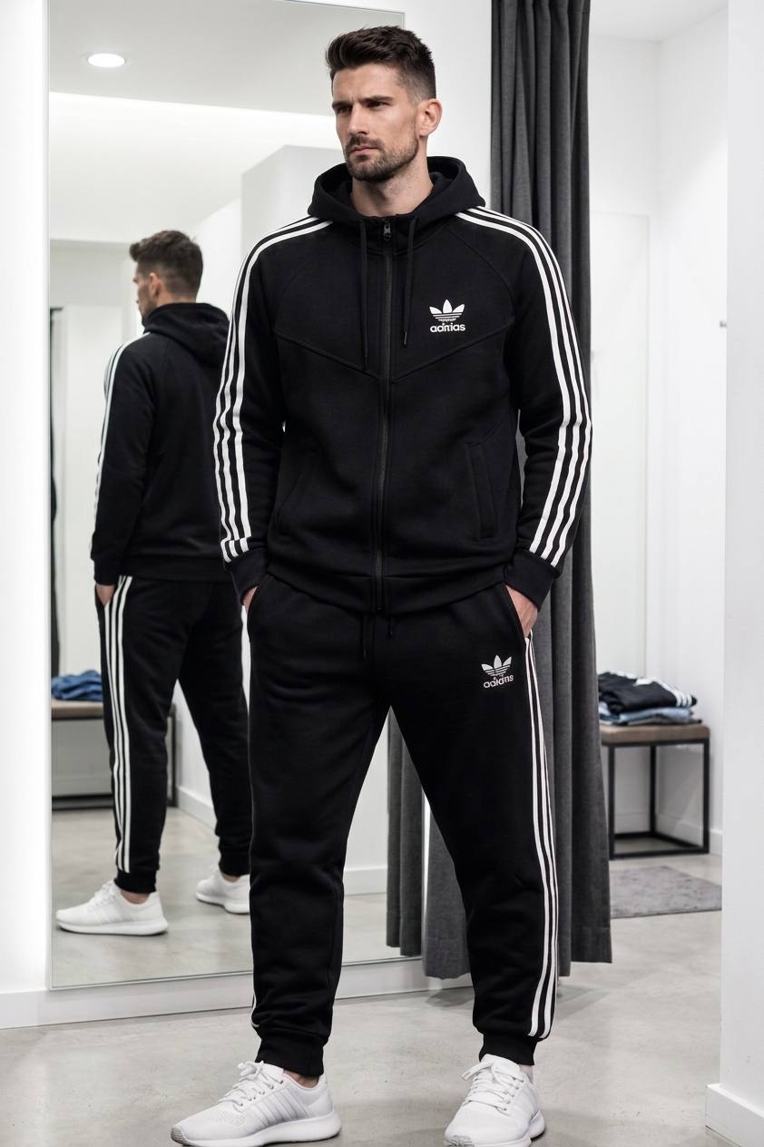Чоловічий спортивний костюм Adidas на флісе Туреччина