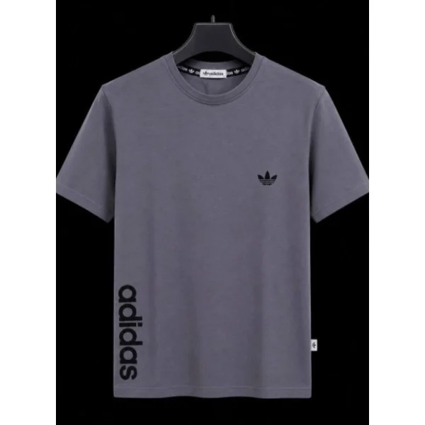 Футболка Adidas Brend Premium подвійний логотип чоловіча/унісекс